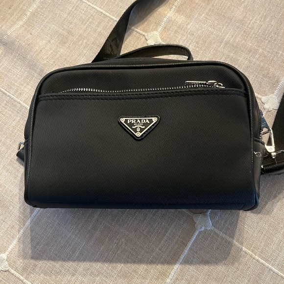 Prada Black Nylon Crossbody Bag - Like New - Picture 1 of 9